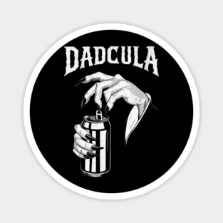 Dadcula Design: Monstrous Hand Opening Can - Funny Halloween Art Magnet