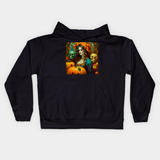 Art Nouveau Samhain Kids Hoodie