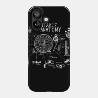 Turntable Anatomy Phone Case