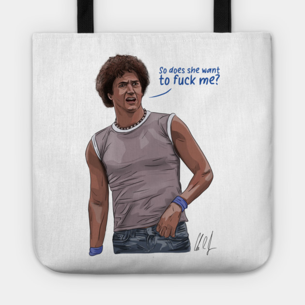 Wet Hot American Summer: So Does She Want to F*** Me? Tote by 51Deesigns
