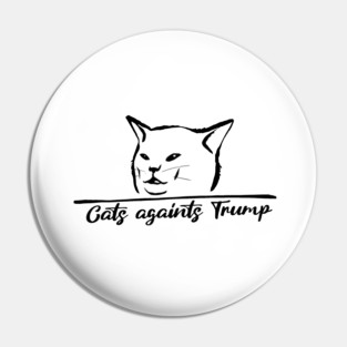 Cats-Against-Trump Pin