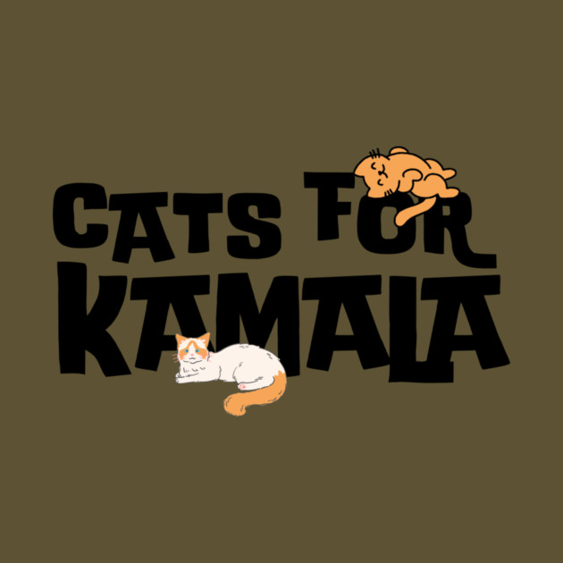 Cats For Kamala Harris 2024 by The WYLD Tribe