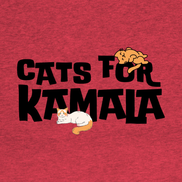 Cats For Kamala Harris 2024 by The WYLD Tribe