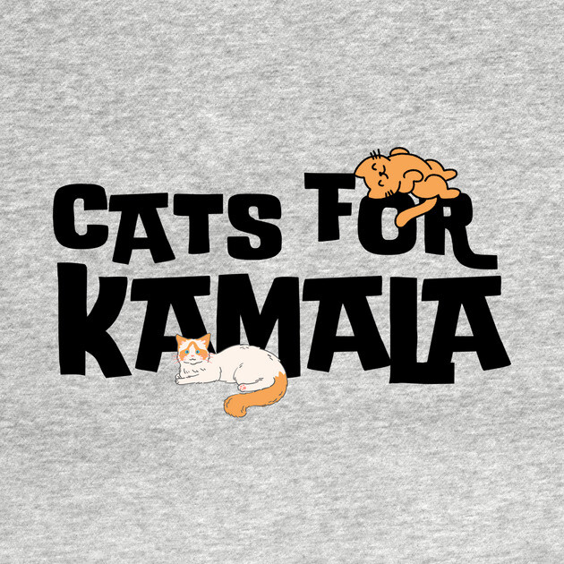 Cats For Kamala Harris 2024 by The WYLD Tribe