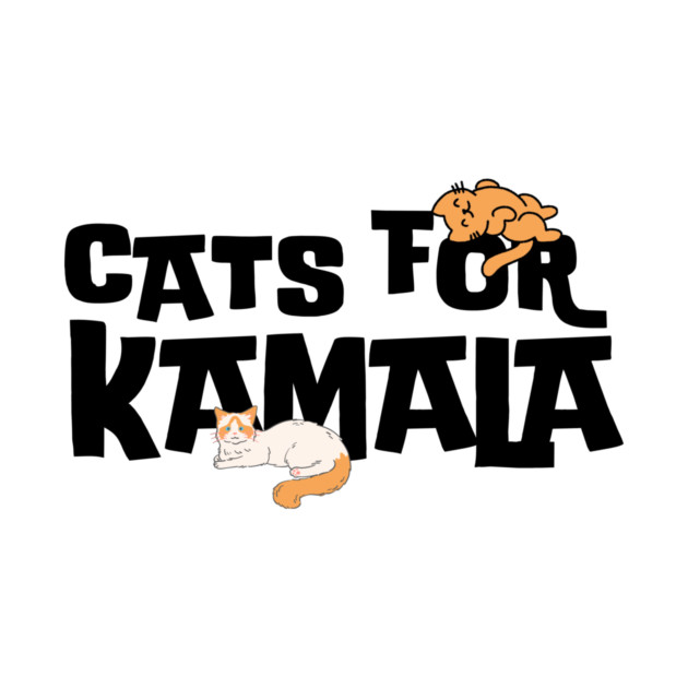 Cats For Kamala Harris 2024 by The WYLD Tribe