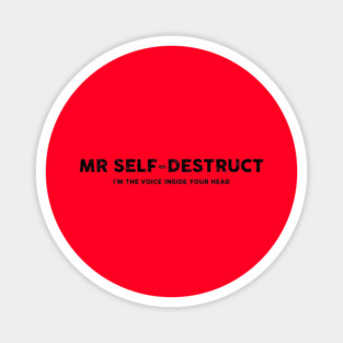 Mr SELF-DESTRUCT Magnet