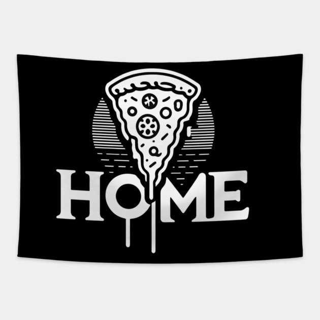 Funny Pizza Lover, Funny Home Pizza Tapestry by logiamerch