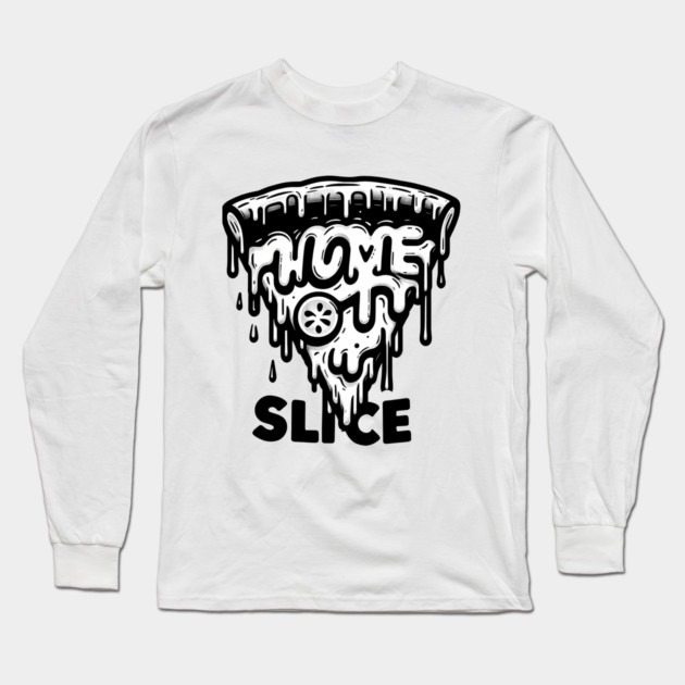 Pizza Slice Long Sleeve T-Shirt by logiamerch
