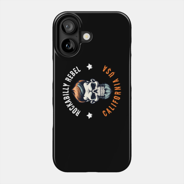 Rockabilly Rebel Phone Case by Timeless Chaos