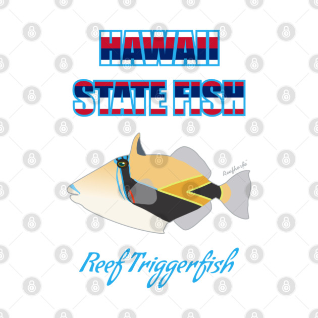 Hawaii State Fish - Reef Triggerfish by Reefhorse