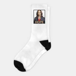 Kamala Harris, Hope Poster Socks