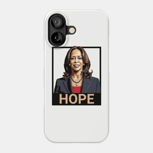 Kamala Harris, Hope Poster Phone Case by UrbanLifeApparel