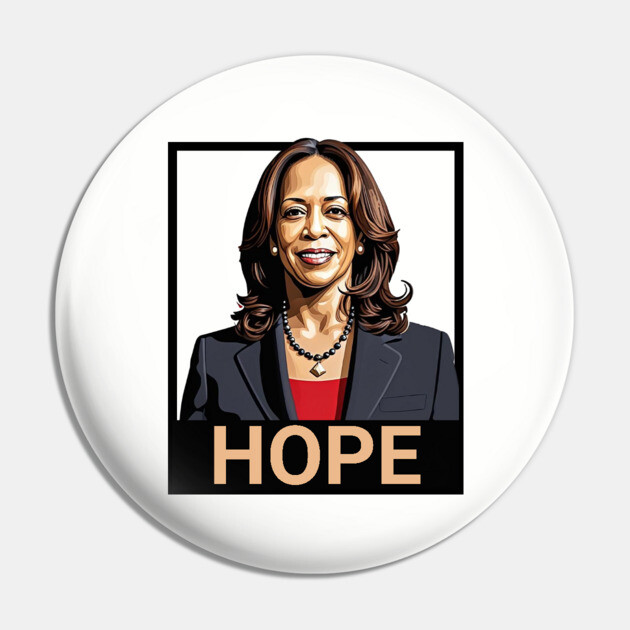 Kamala Harris, Hope Poster Pin by UrbanLifeApparel