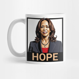 Kamala Harris, Hope Poster Mug