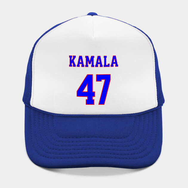Kamala 47  - Blue and Red by UrbanLifeApparel