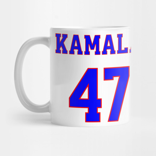 Kamala 47  - Blue and Red by UrbanLifeApparel