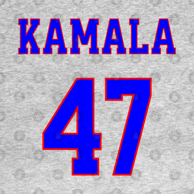 Kamala 47  - Blue and Red by UrbanLifeApparel