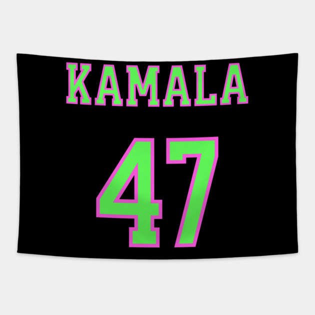 Kamala 47 - AKA Colors 2 Tapestry by UrbanLifeApparel