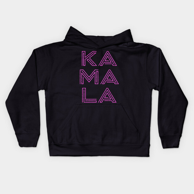 KAMALA - Kamala for President Kids Hoodie by UrbanLifeApparel