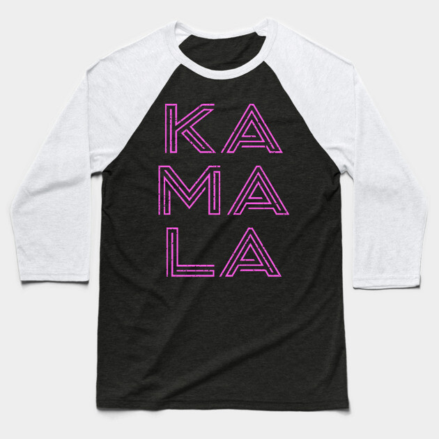 KAMALA - Kamala for President Baseball T-Shirt by UrbanLifeApparel