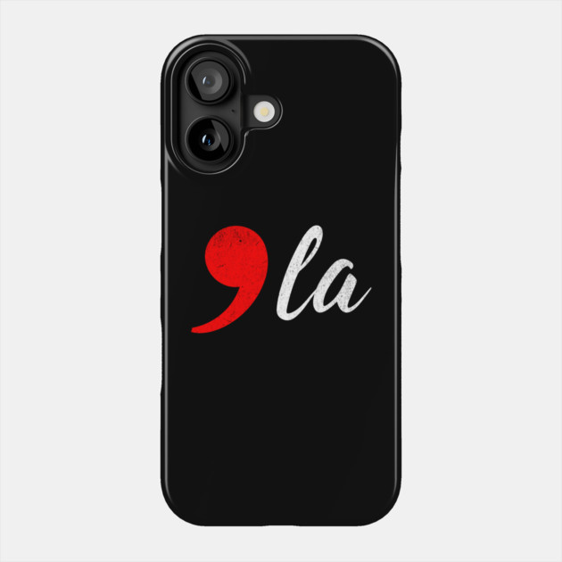 Comma-La - Kamala for President Red Phone Case by UrbanLifeApparel