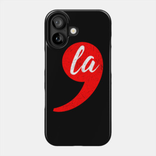 Comma-La - Kamala for President Red Comma Phone Case