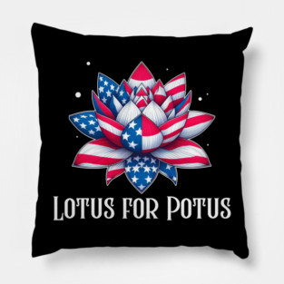 LOTUS FOR POTUS KAMALA 2024 Pillow
