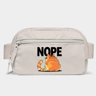 Nope Funny Cat Attitude Bag