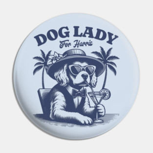 Childless Dog lady for Kamala Pin