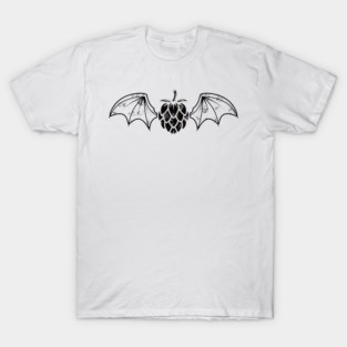 Flying Beer Hops (black) T-Shirt