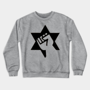 Jewish Fist Crewneck Sweatshirt