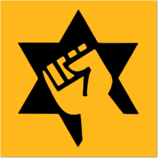 Jewish Fist Posters and Art