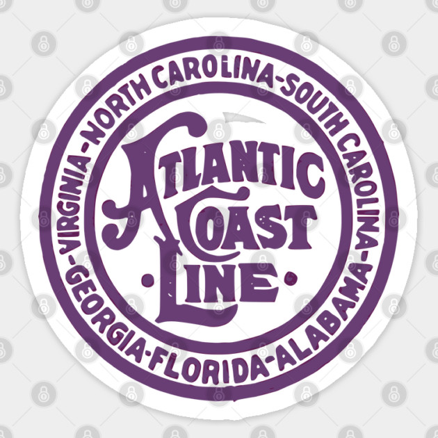 Vintage Railroad Atlantic Coast Line Railroad ACL Sticker by Yesteeyear