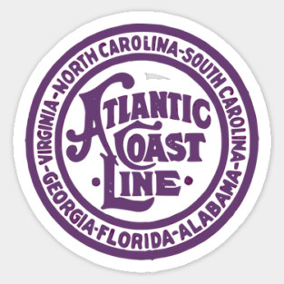 Vintage Railroad Atlantic Coast Line Railroad ACL Magnet