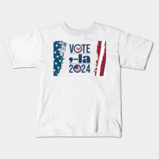 Vote comma-la 2024 Election Poster Kids T-Shirt