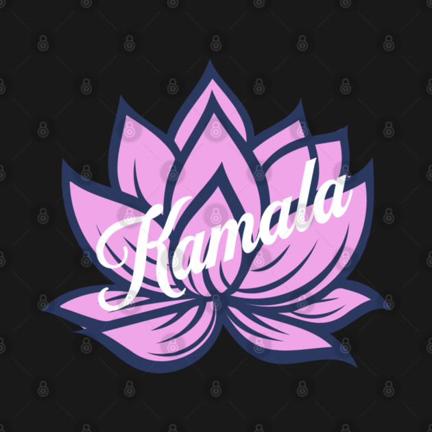 Lotus Flower Kamala Harris for President 2024 by Yesteeyear