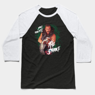 JAKE ROBERTS THE SNAKE | JAKE THE SNAKE Baseball T-Shirt