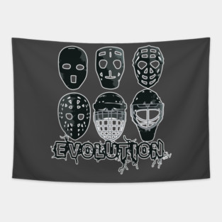 Goalie Evolution Tapestry