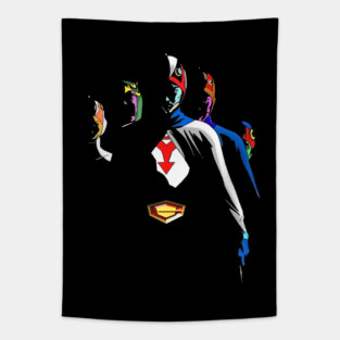 Gatchaman Team Battle of the Planets G-Force Tapestry