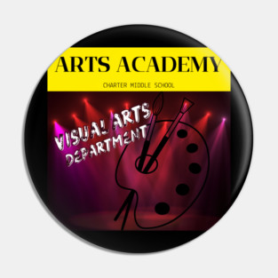 visual arts tee Pin