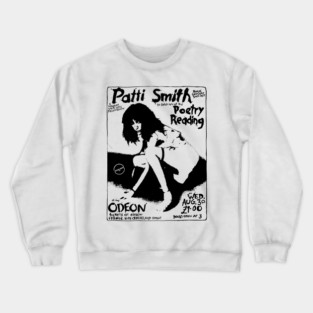 Patti Smith - Poetry Reading Crewneck Sweatshirt