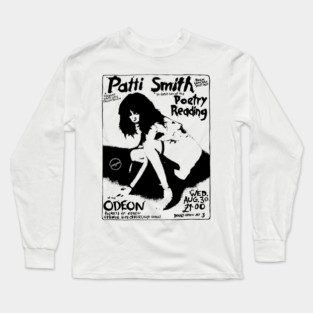 Patti Smith - Poetry Reading Long Sleeve T-Shirt