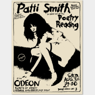Patti Smith - Poetry Reading Posters and Art