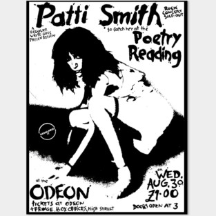 Patti Smith - Poetry Reading Posters and Art