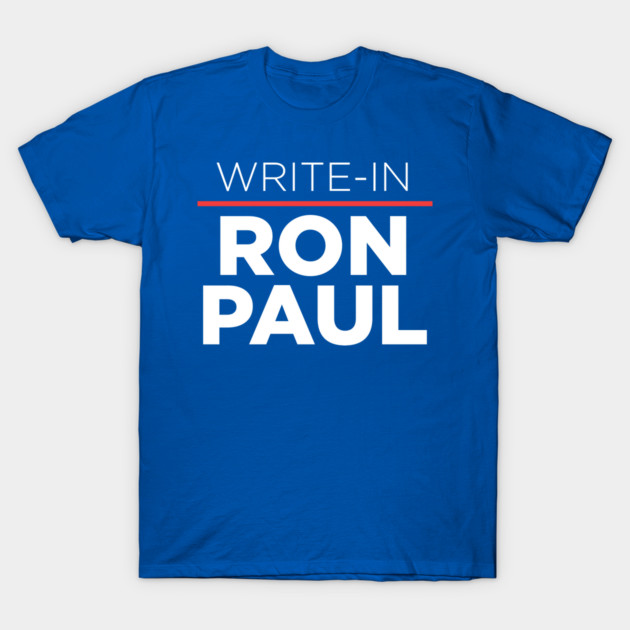 Write In Ron Paul T-Shirt by Retro Remnant 
