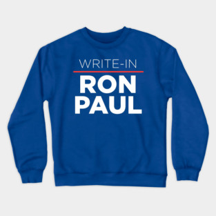 Write In Ron Paul Crewneck Sweatshirt