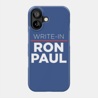 Write In Ron Paul Phone Case