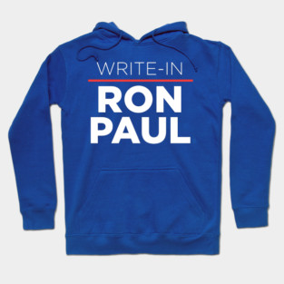 Write In Ron Paul Hoodie