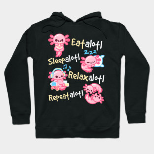 Axolotl simple life for axolotl lover Hoodie