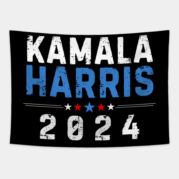 Kamala Harris 2024 Tapestry by UrbanLifeApparel